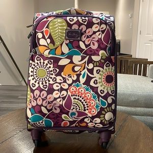 Vera Bradley Carry On Suitcase & Cosmetic Case!